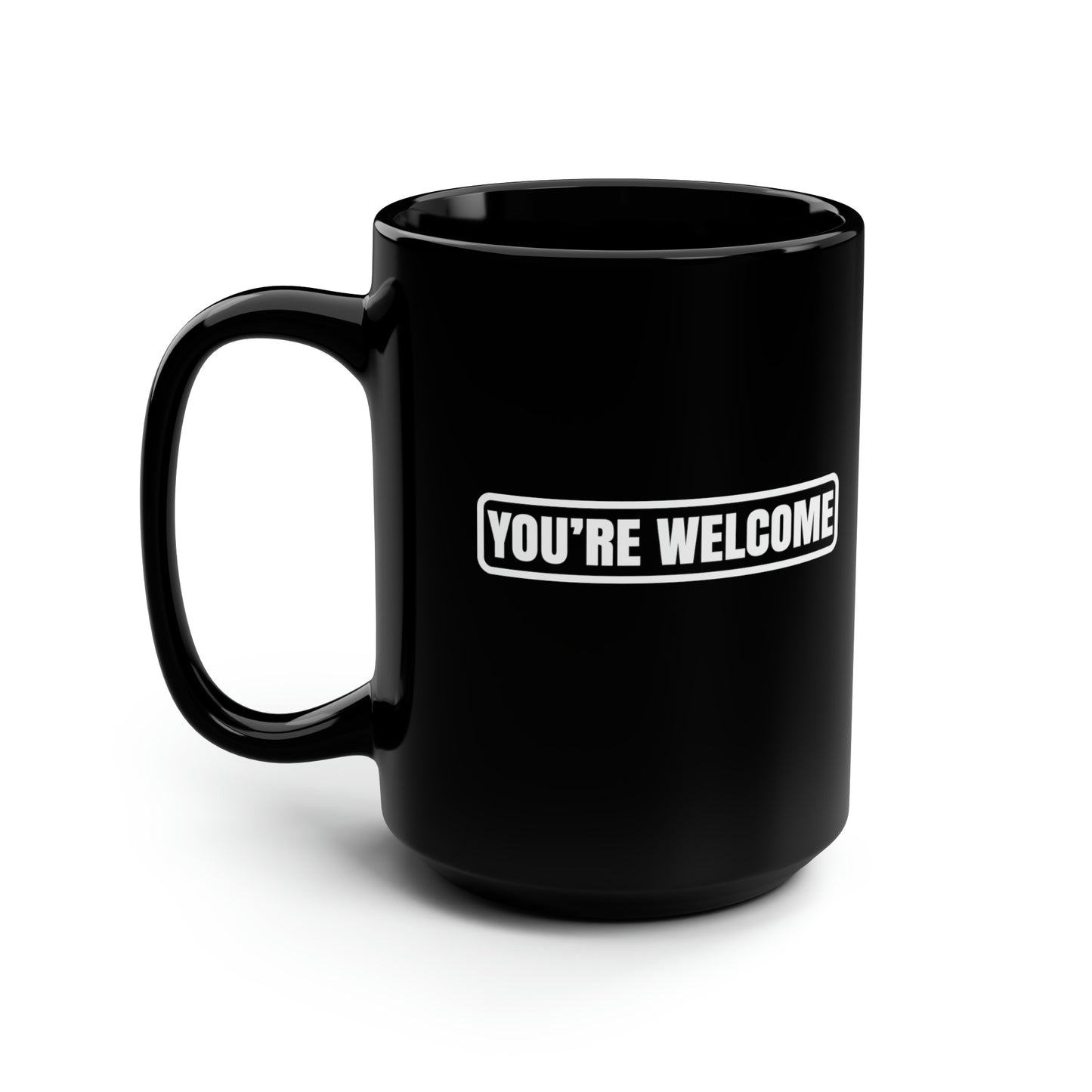 Morning Wood - Black Mug, 15oz